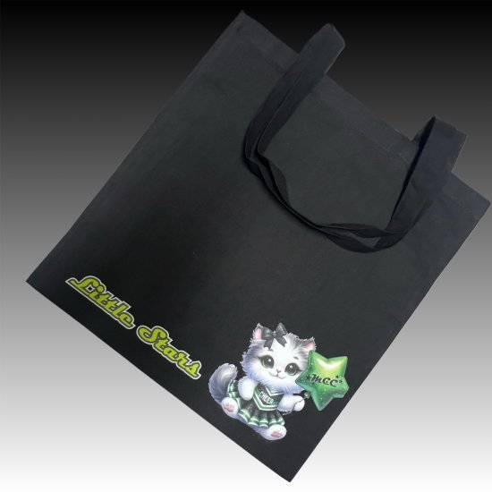 EINZELSTÜCK Einkaufsbeutel Design Katze Little Stars
